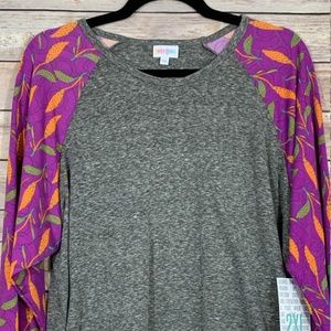 LuLaRoe Women's Randy Baseball Top